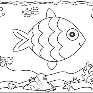 Funniest Fish Coloring Page
