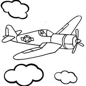 best airplane in the sky coloring pages