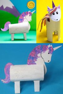 Toilet Paper Roll Unicorn Craft