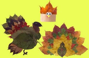 leaf turkey craft
